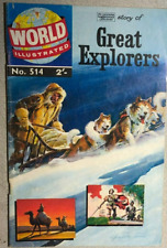CLASSICS ILLUSTRATED WORLD #514 Story of Great Explorers (Australian comic) VG+ picture