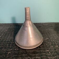 Vintage 4 1/2” Diameter  Medium Aluminum Funnel picture