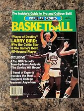 1981 Popular Sports Basketball Preview Magazine.  Larry Bird, Boston Celtics picture