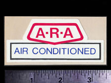 A-R-A  Air Conditioned - Original Vintage 1970's Racing Decal/Sticker picture