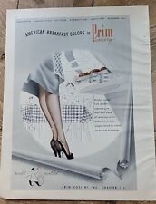 1948 Womens Prim American Breakfast Colors Hosiery Stockings Legs Vintage Ad picture
