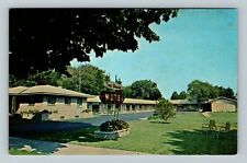 Ludington MI-Michigan, Four Seasons Motel, Exterior Vintage Postcard picture