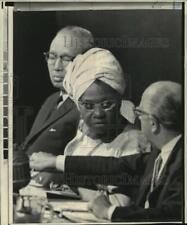 1969 Press Photo Angie Brooks, Liberia,United Nations General Assembly picture