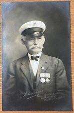 c. 1900 Rose City Studios Portland Oregon Military Uniformed Man Portrait RPPC 2 picture