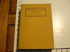 Harvard Class of 1899: Fourth Report, June 1914, 499 pgs. picture