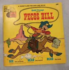 1970 Vinyl 33-1/3 PECOS BILL Disney Record & Book SEE HEAR READ picture