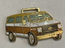 Chevy Van Watch Fob Brown And White.  New. picture