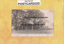 CT Griswold 1915 antique RPPC postcard GRANGE HALL BUILDING to Willimantic Conn picture
