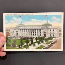 City Hall Court House Wilmington Delaware 1941 Vintage Postcard picture