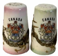 Vintage Exclusive Toronto w/ Crest Arms of Canada Salt and Pepper Shakers Japan picture
