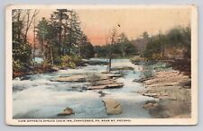 Postcard View Opposite Spruce Cabin Inn Canadensis Mt Pocono Pennsylvania c1920 picture