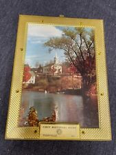 VINTAGE 1957 ADVERTISING THERMOMETER Plastic FRAME Calendar 6”x8” Perryville MO picture