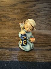 Goebel Angel Figurine With Lantern and Apple, #357, Good Condition picture