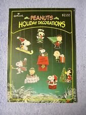 Vintage Hallmark Peanuts Holiday Christmas Book of 9 Hanging Decorations picture