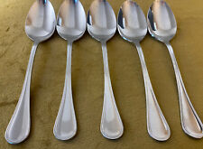 (5) Cuisinart MANSFIELD Soup Spoon 18/10 Stainless Korea Flatware 7 7/8” picture