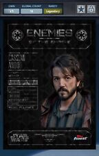 Star Wars Card Trader Cassian Andor Enemies of the Empire Top Finest Legendary picture