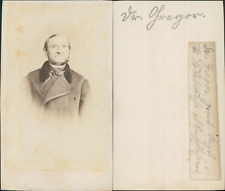Dr. Gregor, Arzt, circa 1865 Vintage CDV Albumen Business Card - Alb Print picture