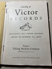 Vintage RCA Victor Record Catalogue to Oct 1926 picture
