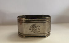 Vintage Air France Airline Silver Plate Napkin Ring Place Setting Travel picture