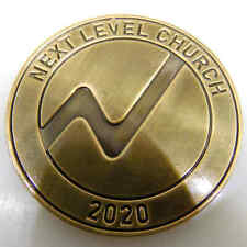 NEXT LEVEL CHURCH FULLY ENGAGED FOLLOWERS OF JESUS CHALLENGE COIN picture
