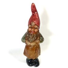 Antique Heissner Gribell (?) Terra Cotta Dwarf Elf Pixie Garden Gnome Germany 8