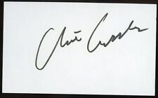 Clive Cussler d2020 signed autograph auto 3x5 Cut Novelist & Underwater Explorer picture