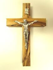 Olive Wood Crucifix, Hanging Wall Cross from Holy Land - Bethlehem, Jerusalem picture