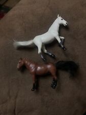 M.M.T.L 1998 Lot 6 Horse Figures Hair in the Tail Lipizzaner & Cleveland Bay picture