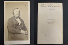 Grob, Paris, le doctor Auguste Ambroise Tardieu vintage albumen print. CDV.Au picture