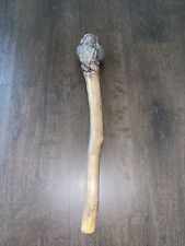 Carved Wood Root Knot Ball War Club Stick Weapon Cudgel Hammer 21” picture