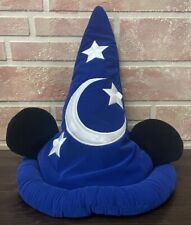 Walt Disney World Mickey Mouse Wizard Hat Blue Velvet Fantasia Sorcerer 17