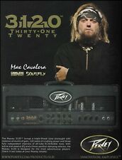 Soulfly Max Cavalera Conspiracy Peavey 3120 guitar amp ad 2009 advertisement picture
