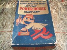 Rare 1930's Power House Candy Bar Box  Store Advertising picture