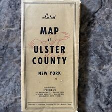 Vintage 1940’s O’Reillys Map Of Ulster County New York  picture