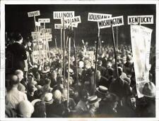 1932 Press Photo Demonstrators at Democratic National Convention in Chicago, IL picture
