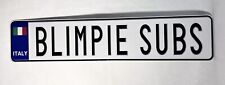 “BLIMPIE SUBS” Italy Custom Personalized Novelty Car Tag License Plate Sign picture