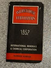 Vintage 1952 International Fertilizer Notebook picture