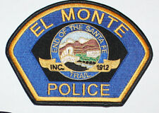 EL MONTE POLICE Los Angeles County California End of the Santa Fe Trail patch picture