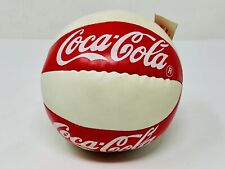Ultra Rare 1993 Coke Coca-Cola Mini Soft Beach Ball Play by Play San Antonio TX picture