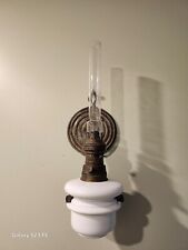 Antique German Wall Mount Oil Lamp  picture