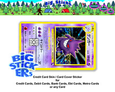 Gengarr Masaki Ghost Credit Card Skin SMART Sticker Pokémon Card Decal picture