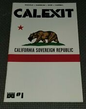 CALEXIT #1 (2017) California Flag Variant Cover 1st Printing Black Mask Studios picture