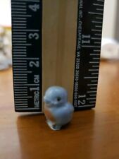 Vintage Retired Hagen Renaker Tiny Baby Bluebird Miniature Figurine Trinket picture