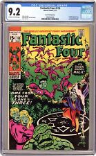 Fantastic Four #110 Green Error Variant CGC 9.2 Green Printing Error 1971 picture