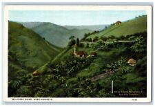 c1930's View Of Military Road Near Aibonito San Juan Puerto Rico PR Postcard picture
