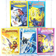 Strikeforce: Morituri Electric Undertow #1-5, Marvel Comics 1989 Vintage Lot VF+ picture