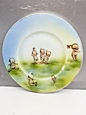 Antique Rose O'Neill Prussia Royal Rudolstadt Childs Dish Plate - Flaws (Photos) picture