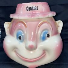Vintage Cardinal  Cookie Jar made in USA Smiling Face EUC picture
