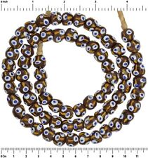 Handmade powder glass beads recycled Krobo ethnic tribal necklace African trade picture