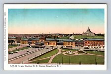 Providence RI-Rhode Island, N.Y, N.H, & Hartford RR Station, Vintage Postcard picture